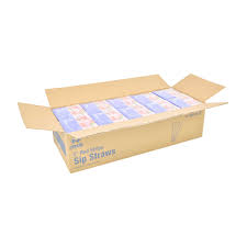 CLEAR SIP STRAW 5.25 INCH (1,000/BOX) (10,000/CASE)