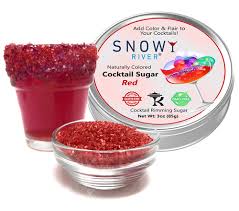 RIMMING SUGAR / RED RASPBERRY / 1 POUND (18CS)