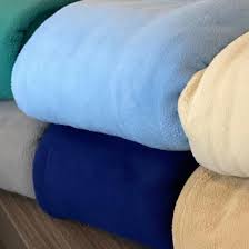 OXFORD MICROPLUSH FLEECE BLANKET / LIGHT BLUE / KING /