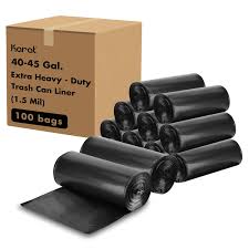 40 X 46 / 45 GAL / 2.0 MIL / LOW-DENSITY / BLACK [100/CS]