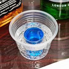 BOMBSHOTZ CUP - NEON BLUE - SL EEVE 50 (500/CS)
