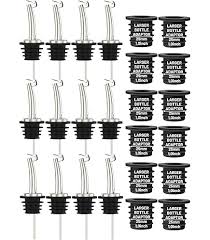 SQUARE TIP SCREENED POURER / SMOKE / PACK OF 12