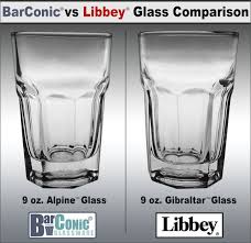 9 OZ BARCONIC ALPINE HIGHBALL  GLASS (12/CASE)