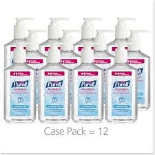 FREE / SANITIZER PUMP BOTTLES / 12 OZ BOTTLES (24/CASE)