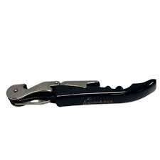 BLACK DOUBLE LEVER CORKSCREW WINE KEY