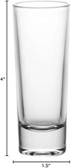 2 OZ SHOT GLASS / TALL / BARCONIC [CASE]