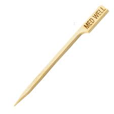 MEDIUM WELL / BAMBOO MEAT MARKER / 3.5 INCH / 100 PER