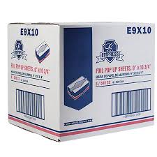 FOIL POP-UP SHEETS / 9" X 10.75" (500/BOX) (6/CS)