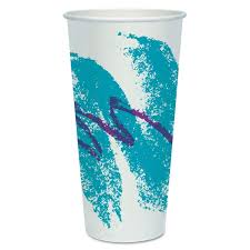 16 OZ PAPER COLD CUP / JAZZ DE SIGN (20/50/1,000)
