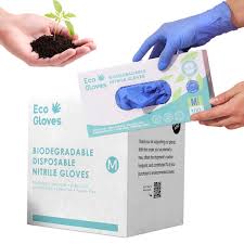 ECO NITRILE GLOVES / BLACK / MEDIUM [10/100/1,000] [CASE]