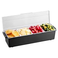 4 PINT CONDIMENT HOLDER / FRUIT TRAYS / WITH ICE