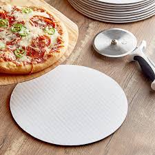 10" CORRUGATED WHITE PIZZA CIRCLE (250/CS)