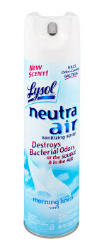 LYSOL SANITIZING SPRAY, REJUVENATING MORNING LINEN,