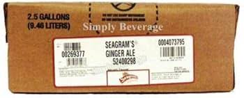 BIB / SEAGRAM'S GINGERALE / 2.5 GALLON (EACH)