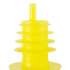 YELLOW PRO FLOW JUICE POURERS - HALF GALLON