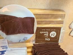 BAR TOWEL / BROWN / 24 OZ COTT ON / 16 X 19 / 12 PACK [PACK]