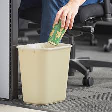 WASTEBASKET / BEIGE / 13 QUART (EACH)