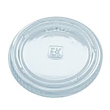 PET PLASTIC LID FOR 3.25 - 5.5  OZ PLASTIC PORTION CUP (25/10