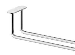 GLASS HANGERS CHROME PLATED 10"
