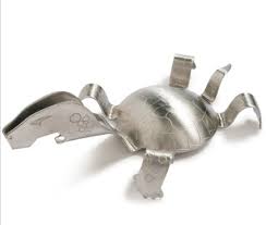BLACK AND TAN TURTLE BAR SPOON - STAINLESS STEEL