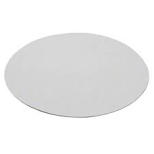 FLAT FOIL BOARD LIDS FOR 9" ROUND CONTAINERS (500/CS)