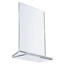 5" X 7" ACRYLIC TABLE CARD HOLDER
