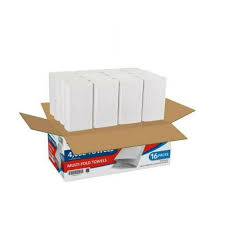 MULTIFOLD TOWEL / WHITE / 1 PLY / 9 X 9 (4,000/CS) [WMFLD]