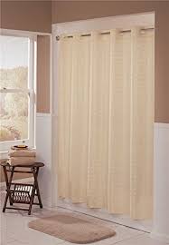 SHOWER CURTAIN / 71 X 74 / WITHOUT WINDOW / BEIGE / !00%