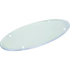 OVAL AMENITY TRAY / FROSTED (25/CS)
