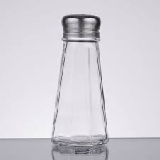 SALT / PEPPER SHAKER, 3 OZ, MUSHROOM TOP / PANELED (12/CS)