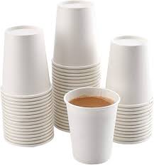 8 OZ PAPER HOT CUP / WHITE (20/50/1,000)