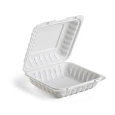 ECO-HINGE 9 X 9 / WHITE / MFPP 1 COMPARTMENT / 150 P/C (CASE)