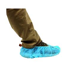 SHOE COVER / BLUE / NON-SKID BOTTOM / LARGE (400/CS)