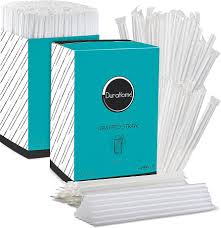 CLEAR SIP STRAW 5.25 INCH (1,0 00/BOX) (10,000/CASE)