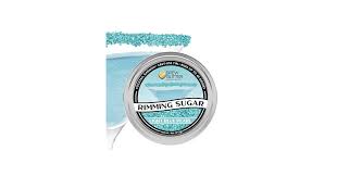 BARSUPPLY'S BLUE RIMMING SUGAR 1 LB. POUCH