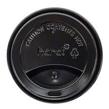 PAPER HOT CUP LID / BLACK / 8-24 OZ (1,000/CS)