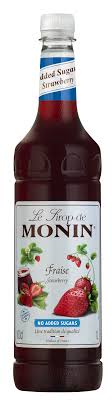 STRAWBERRY SUGAR FREE / MONIN / 1 LITER / (4/CS)