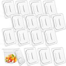 1/6 SIZE CLEAN POLYCARBONATE FOOD PAN LID WITH HANDLE (EACH