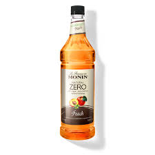 PEACH SUGAR FREE / MONIN / 1 LITER / (4/CS)