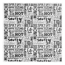12 X 12 DELI PAPER / SAVORY PRINT / 5,000 PER CASE [CASE]