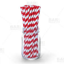 BARCONIC PAPER STRAWS - USA - 100 PACK