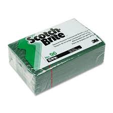 3M SCOTCH BRITE / 9" X 6" / GREEN SCOURING PAD (10/PACK)