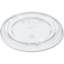 626TS DART PETE FLAT STRAW-SLOT COLD CUP LIDS,