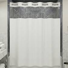 SHOWER CURTAIN / 71 X 74 / WITHOUT WINDOW / WHITE / !00%