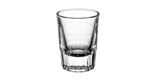 2 OZ FLUTED SHOT GLASS WITH  1 OZ POUR LINE / 72/CS [CASE]