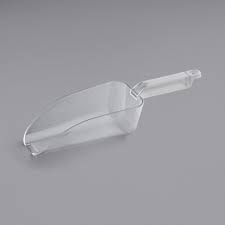 24 OZ CLEAR PC PLASTIC ICE SCOOP