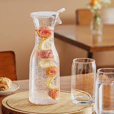 33 OZ TWIST TOP DECANTER, FLIP LID POLYCARBONATE CLEAR (EACH)