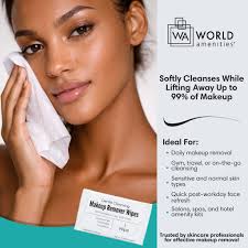 MAKEUP WIPES CLEANSING, ALCOHOL FREE, MOISTURIZING &