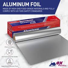 HEAVY-DUTY ALUMINUM FOIL ROLL, 18" X 500 FT