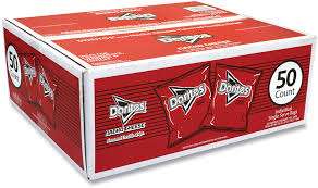 DORITOS, NACHO CHEESE, 1 OZ BAGS, 50 PER CASE